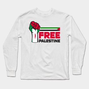 Free Palestine Long Sleeve T-Shirt